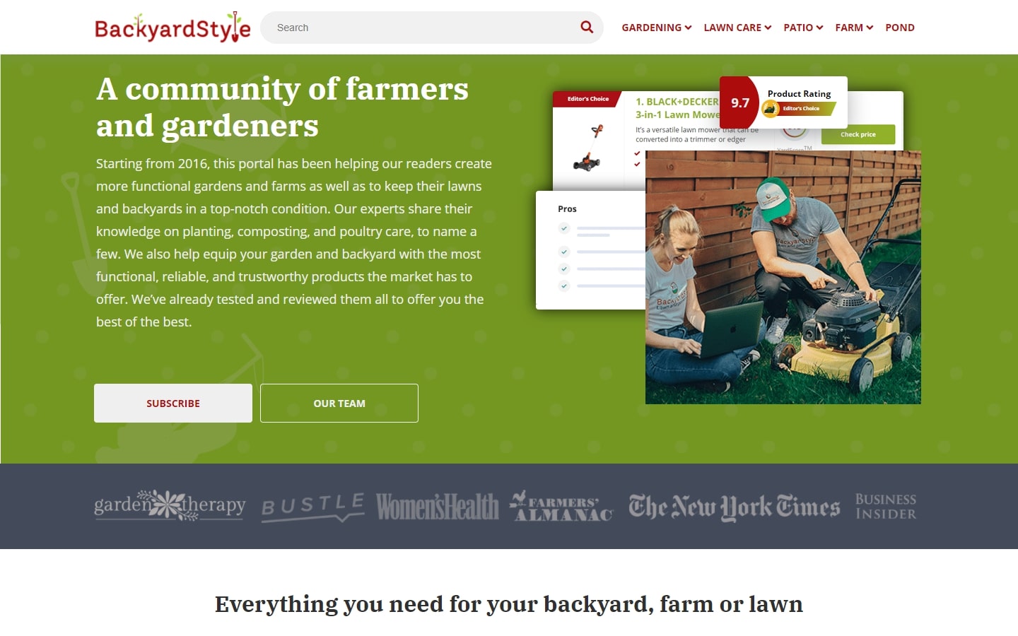 landscaping websites