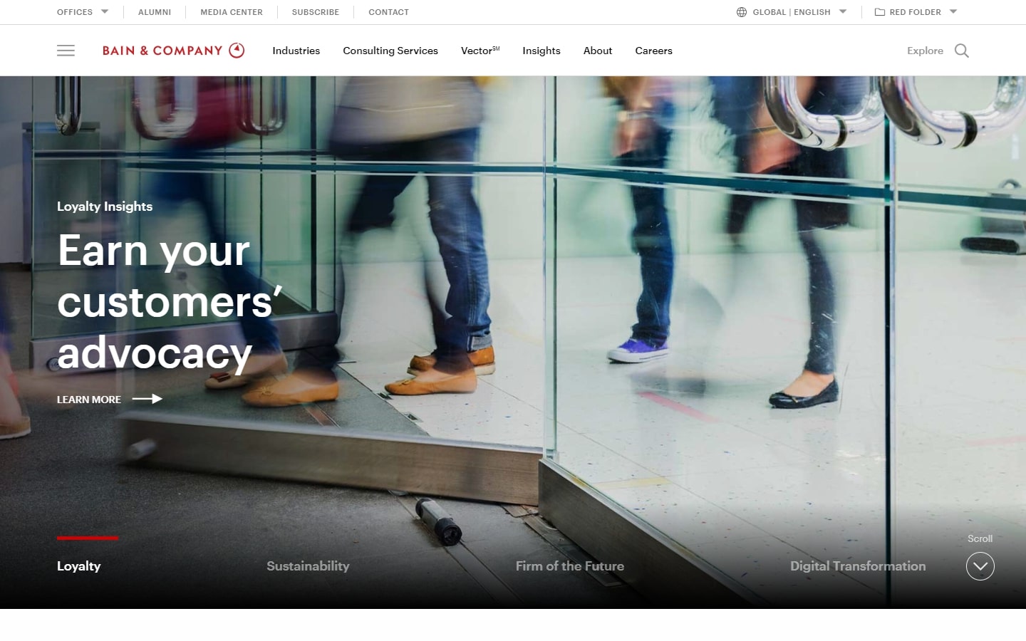 Bain & Company Website