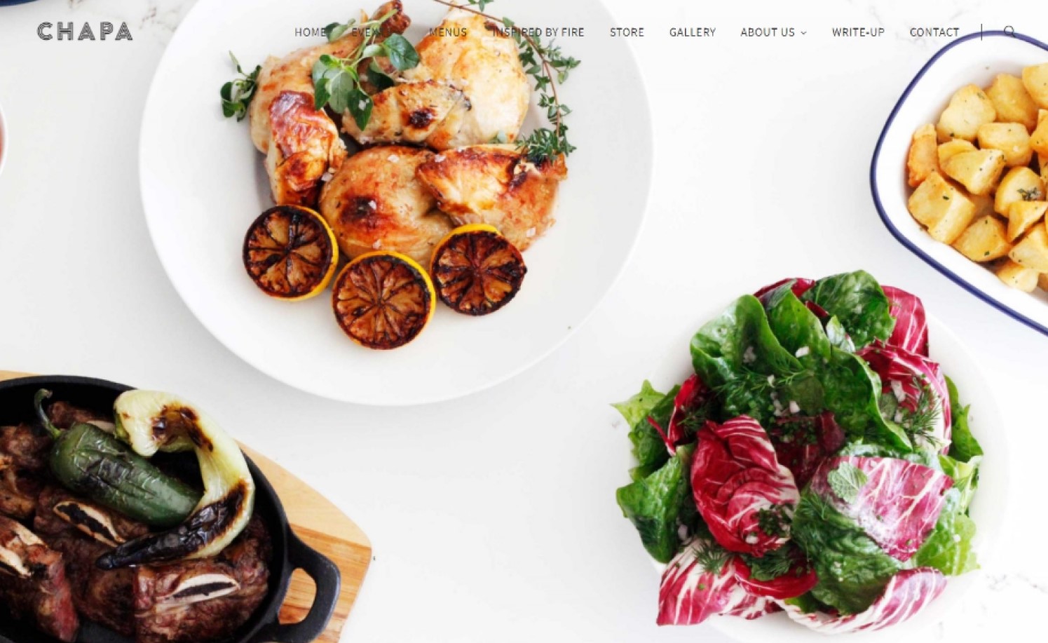 best catering website design