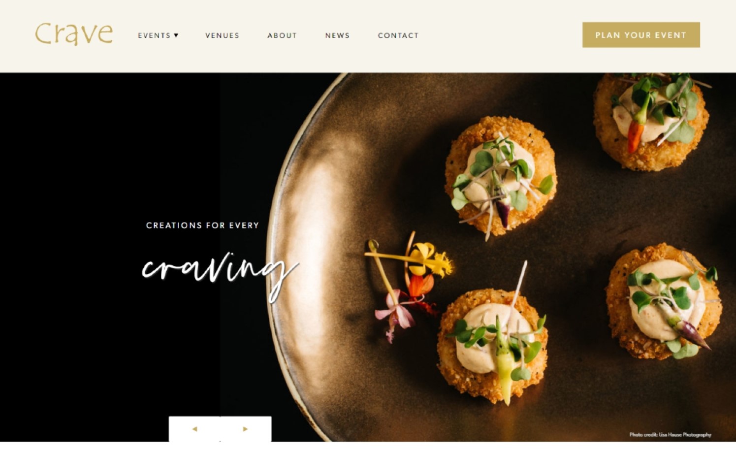 caterer websites