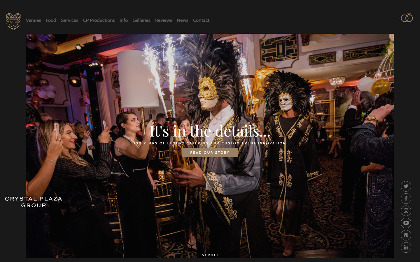 hospitality website design