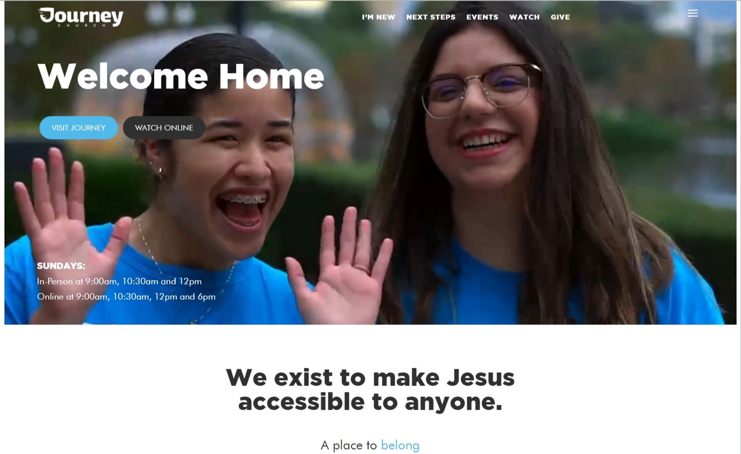 Church Website for Inspiration