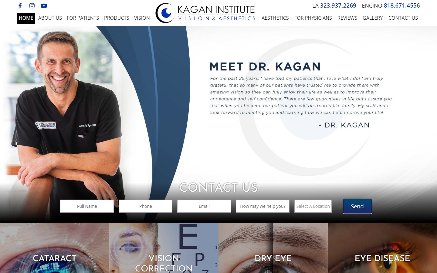 Dermatology Doctor Website Design