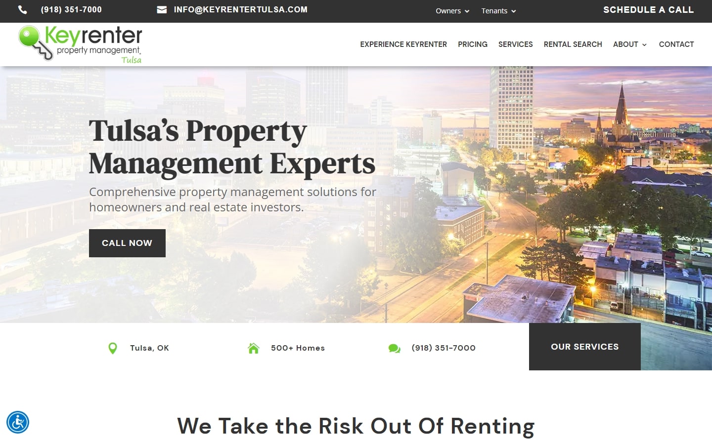 rental properties web design