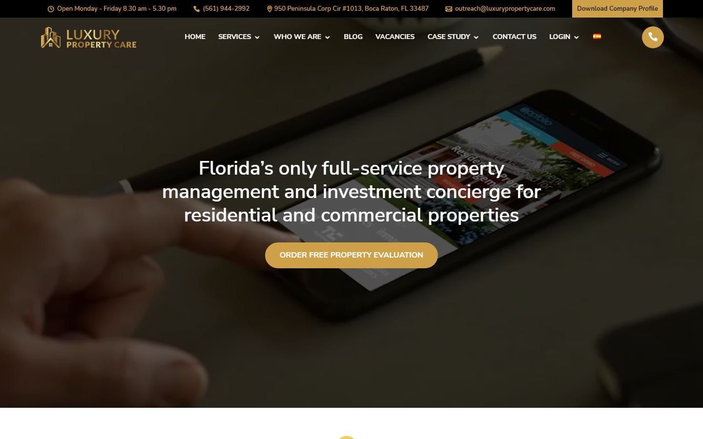 Design for Management Property Websites