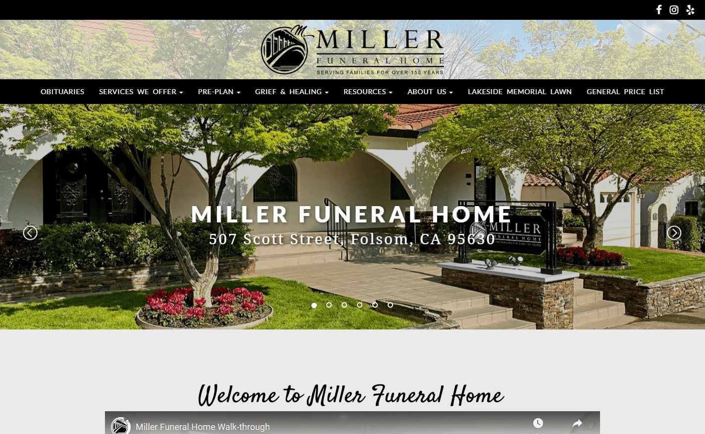 Funeral Websites for Inspiration