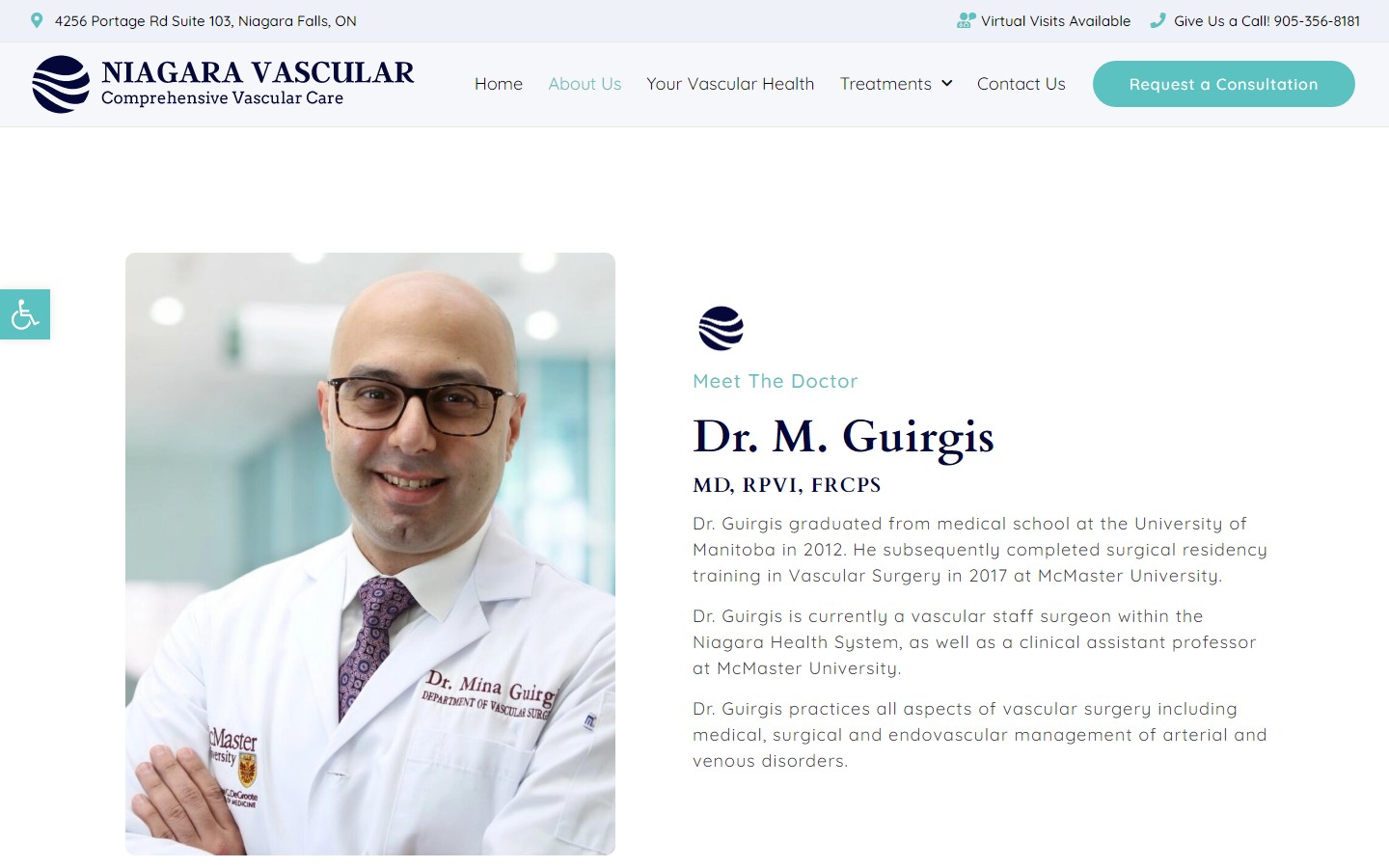 Doctor Websites for Inspiration