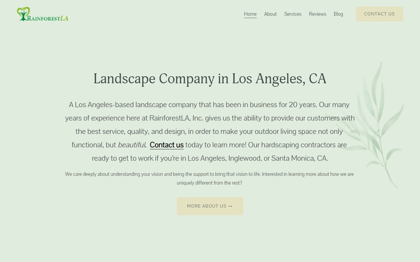 landscaping websites