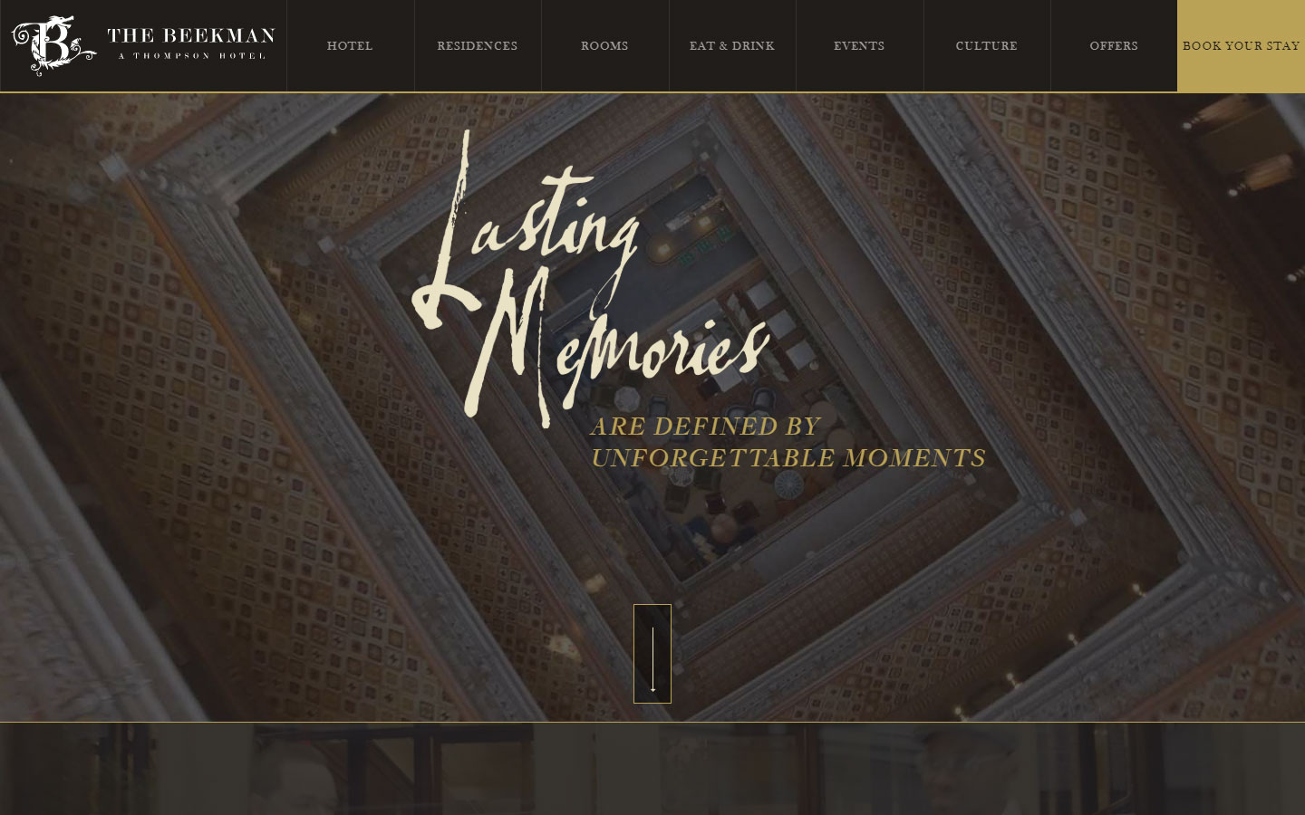 hospitality website design