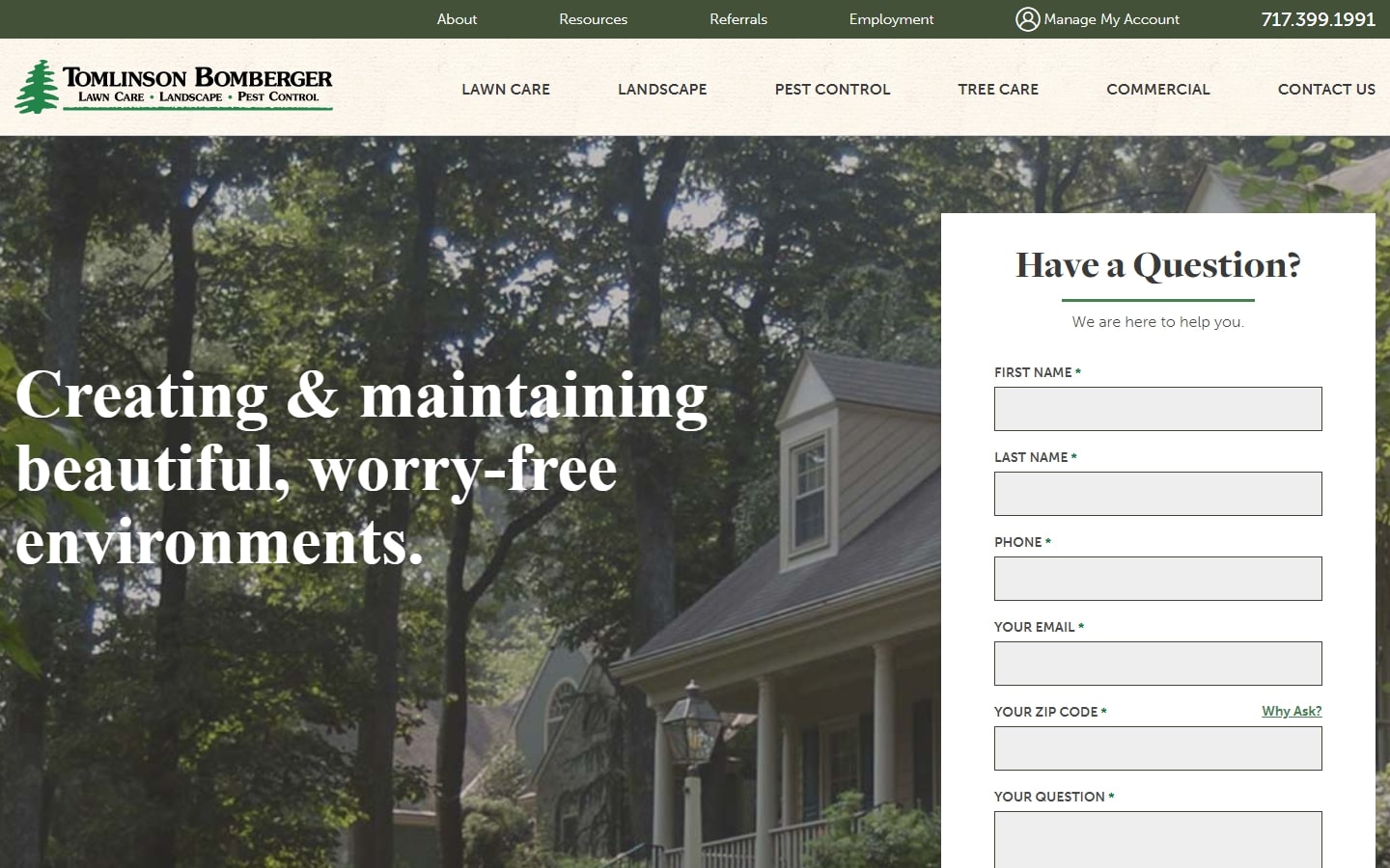 landscaping websites