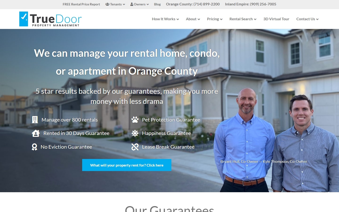 rental property website