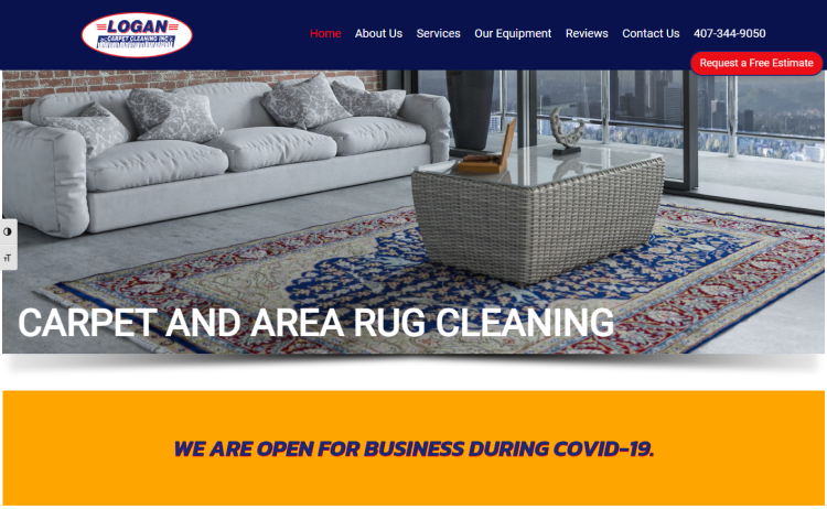 Logan Carpet Cleaning site